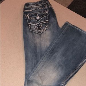 Dark/ light wash jeans